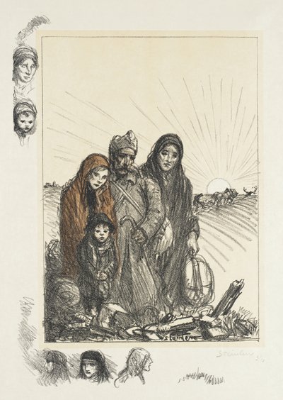 Regresso ao lar de Théophile Alexandre Steinlen