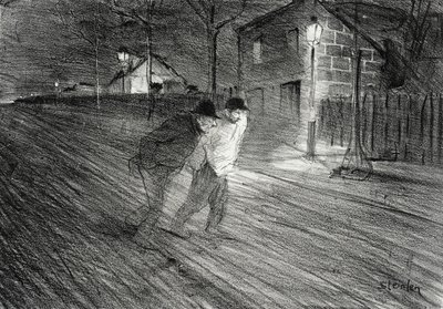 Rua Caulaincourt de Théophile Alexandre Steinlen