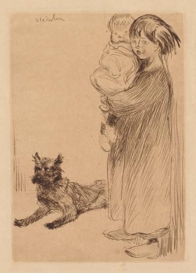 A irmã mais velha (La Grande Soeur) de Théophile Alexandre Steinlen