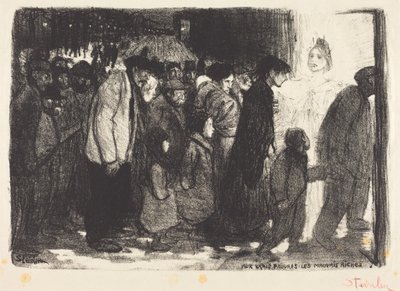Aos verdadeiros pobres: os ricos malvados de Théophile Alexandre Steinlen