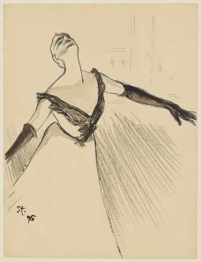 Yvette Guilbert de Théophile Alexandre Steinlen