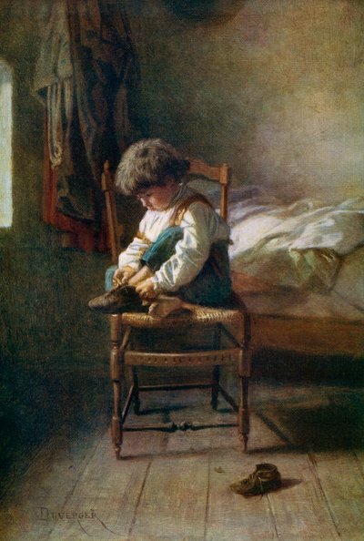 Sozinho, século XIX, 1912. de Theophile Emmanuel Duverger