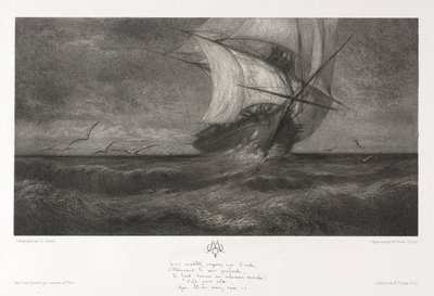 O Navio Fantasma, ou Nas Ondas de Theophile Narcisse Chauvel