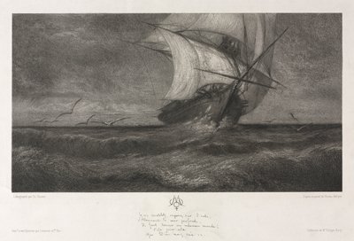 O Navio Fantasma, ou Nas Ondas de Theophile Narcisse Chauvel