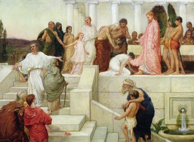 A Parábola da Grande Ceia (óleo sobre tela) de Theresa Georgina Thornycroft