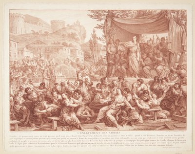 A presa Sabine de Therèse Éléonore Lingée