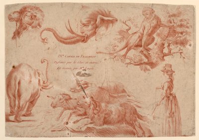 Página de rosto, de "IXe Cahier de Fragment" de Therèse Éléonore Lingée
