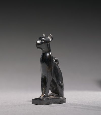 Amuleto de Bastet, c.1069-715 aC (hematita) de Third Intermediate Period Egyptian