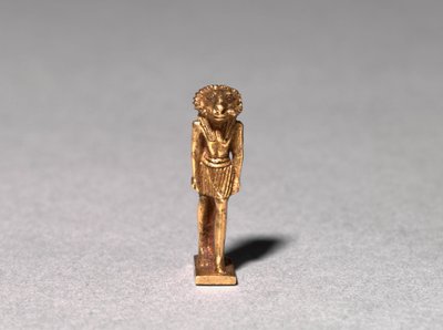 Amuleto de uma divindade com cabeça de carneiro, 22ª Dinastia ou posterior, c.945-715 AC de Third Intermediate Period Egyptian