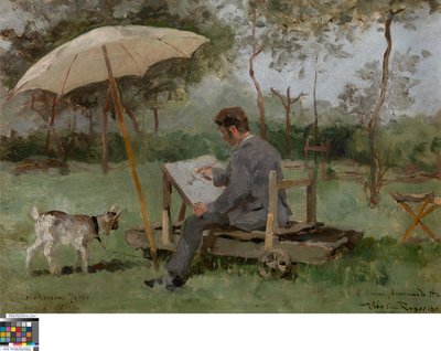 Armand Heins Pintura ao ar livre de Théo van Rysselberghe
