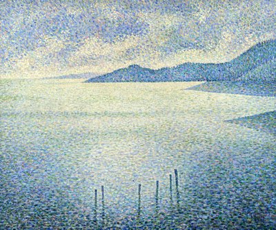 Cena costeira, c. 1892-1893 de Théo van Rysselberghe