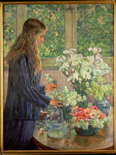 Flores de jardim de Théo van Rysselberghe