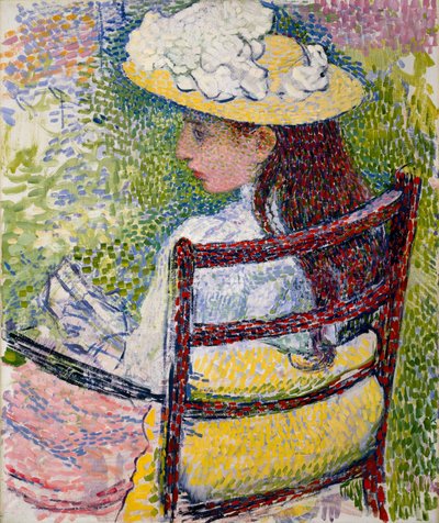 Jeanne Pissarro, 1895 de Théo van Rysselberghe