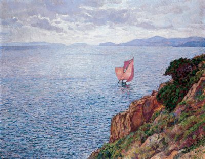 A Vela Vermelha de Théo van Rysselberghe