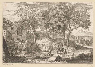 Voo para o Egito Suite de Paysages (título da série) de Théodore
