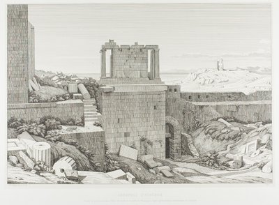 A Acrópole de Atenas de Théodore Caruelle d