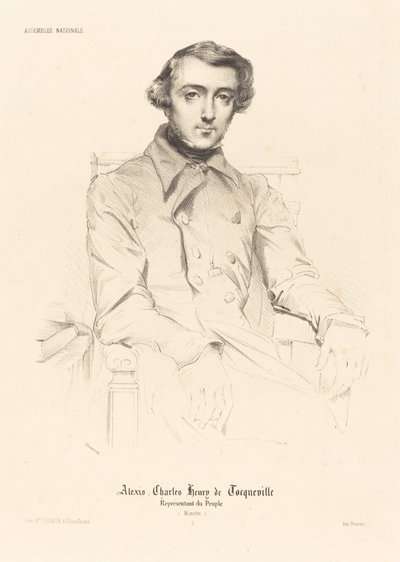 Alexis Charles Henry de Tocqueville de Théodore Chassériau