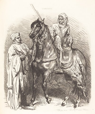 Montagem árabe de Théodore Chassériau