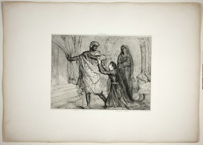 Away!, prato sete de Othello de Théodore Chassériau