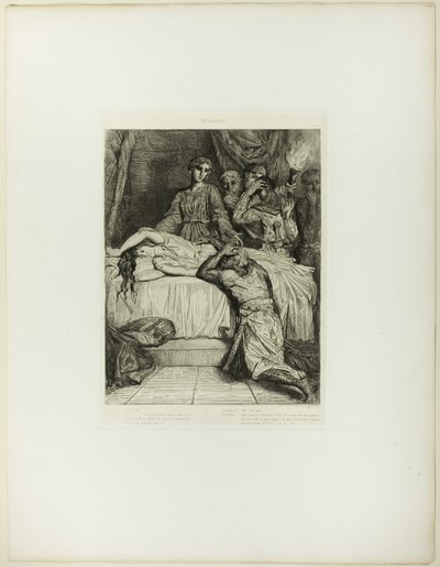 Oh! Oh! Oh!, prato quatorze de Otelo de Théodore Chassériau