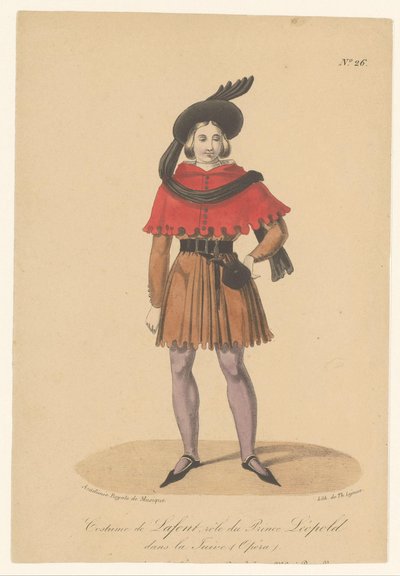 Marcelin Lafont in de rol van prins Leopold in de opera La Juive
Roupa de Lafont como Príncipe Leopoldo em La Juive (Ópera) (título sobre o objecto)
Actores, actrizes em operazangers em hun roll (título da série) de Théodore Lejeune