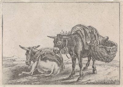 Duas mulas de Théodorus van Kessel