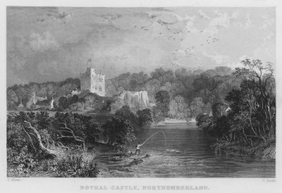 Bothal Castle, Northumberland (gravura) de Thomas (after) Allom