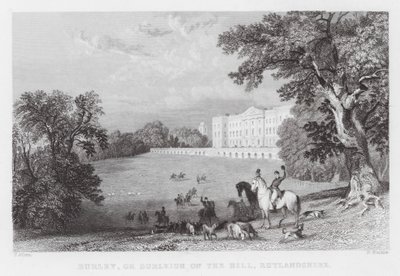 Burley, ou Burleigh on the Hill, Rutlandshire (gravura) de Thomas (after) Allom