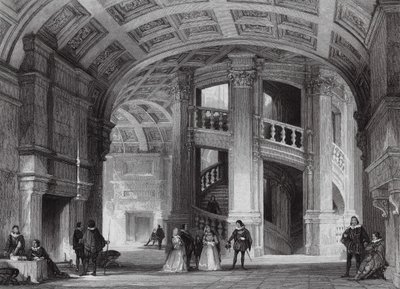Castelo de Chambord, perto de Blois (gravura) de Thomas (after) Allom