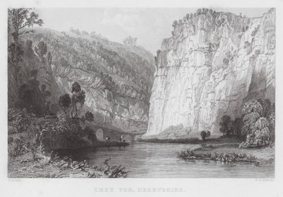 Chee Tor, Derbyshire (gravura) de Thomas (after) Allom