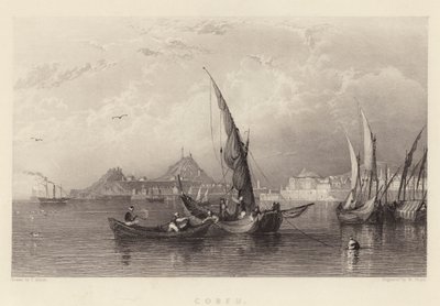 Corfu (gravura) de Thomas (after) Allom