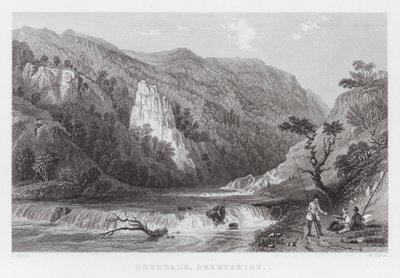 Dovedale, Derbyshire (gravura) de Thomas (after) Allom