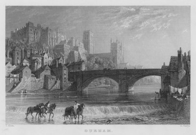 Durham (gravura) de Thomas (after) Allom