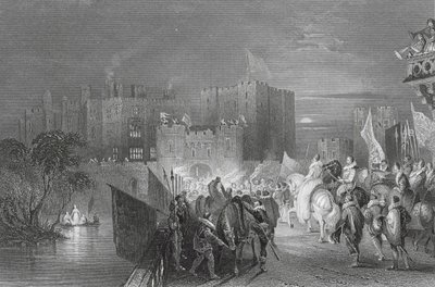 Castelo de Kenilworth (gravura) de Thomas (after) Allom