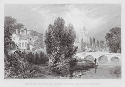 Melton Mowbray, Club House, Leicestershire (gravura) de Thomas (after) Allom