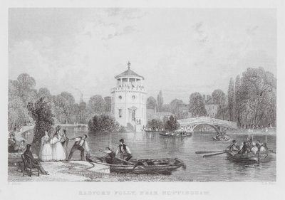 Radford Folly, perto de Nottingham (gravura) de Thomas (after) Allom