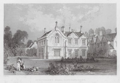 Scrivelsby Hall, Lincolnshire (gravura) de Thomas (after) Allom
