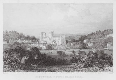Southwell, Nottinghamshire (gravura) de Thomas (after) Allom
