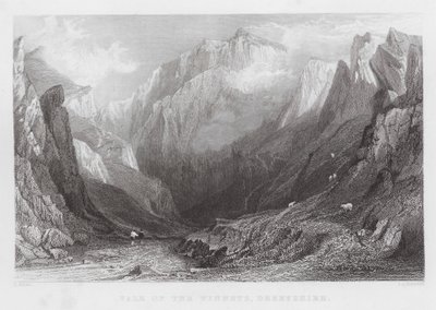 Vale of the Winnets, Derbyshire (gravura) de Thomas (after) Allom