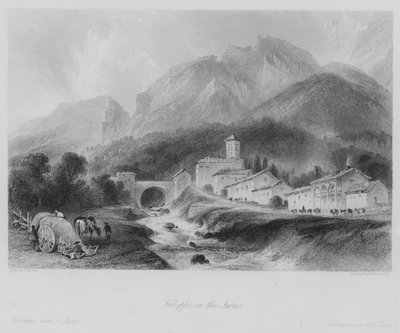 Voireppe, na Isere (gravura) de Thomas (after) Allom