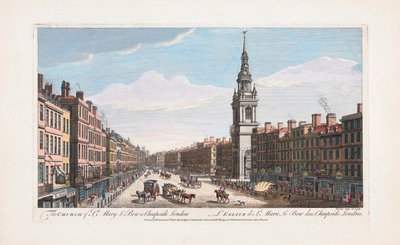 Igreja de St, Mary le Bow, Londres de Thomas (after) Bowles