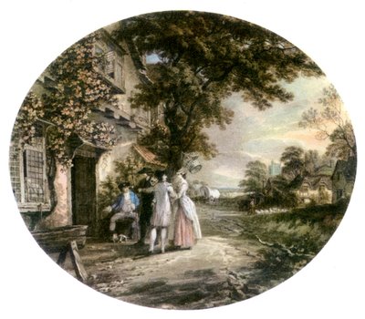 "Joseph Andrews" de Henry Fielding, ilustração de Thomas Hearne. de Thomas (after) Hearne