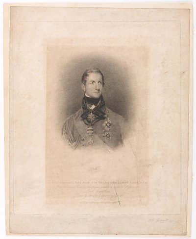 Lieut General O Honorável Sir Galbraith Lowry Cole GCB de Thomas (after) Lawrence