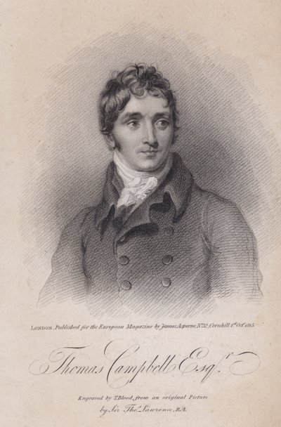 Thomas Campbell, poeta escocês de Thomas (after) Lawrence