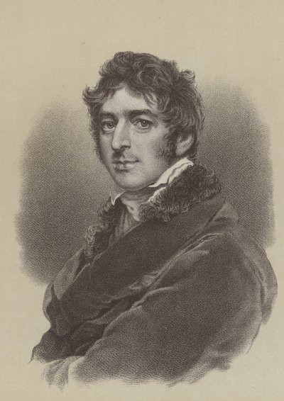 William Lamb, 2º Visconde de Melbourne, Primeiro Ministro britânico 1834 e 1835-1841 (litho) de Thomas (after) Lawrence