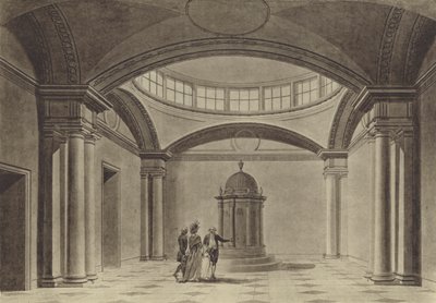 Sir Robert Taylors Four Per Cent Reduced Annuity Office, Banco de Inglaterra de Thomas (after) Malton