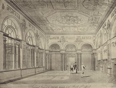 The Court Room, Bank of England de Thomas (after) Malton