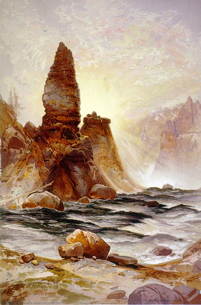 A Torre de Tower Falls, Yellowstone
