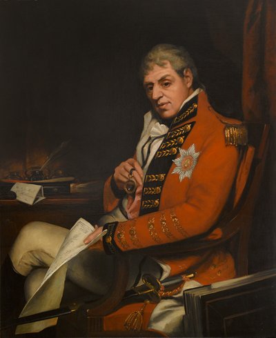 O Rt. Hon General Hely-Hutchinson, 2º Conde de Donoughmore (óleo sobre tela) de Thomas (after) Phillips