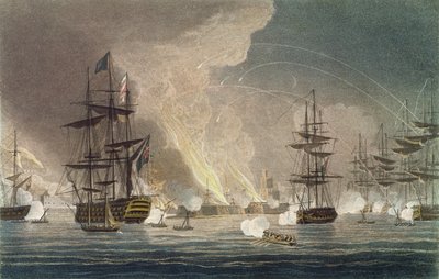O Bombardeamento de Argel pela Marinha Real de Thomas (after) Whitcombe